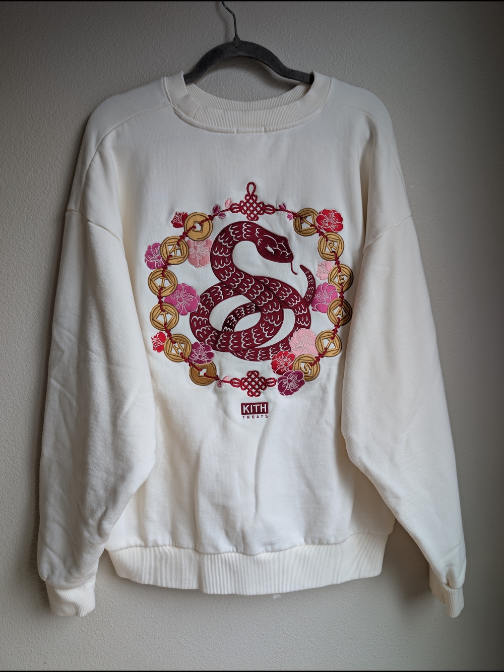 Kith Treats Lunar New Year "Year of the Snake" Nelson Crewneck Size XL